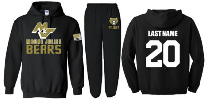 SOLD OUT - MJYFL 10U PLAYERS & COACHES ONLY "Rocky Top" Pullover Hoodie & Pants