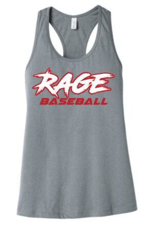 Wilson County Rage Womens Grey Flowy Racerback Tank