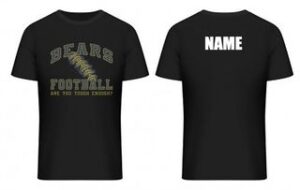 MJYF Team Single-A Varsity (Gold) T-Shirt, "Are You Tough Enough?" on front, players' name on back (ADD TO NOTES ON CHECKOUT) ADULT