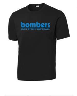 Bombers ST350 Sport-Tek® PosiCharge® Competitor™ Black Tee "Bombers"
