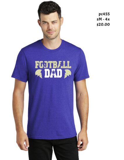 WWMC PC455 Port & Company ® Fan Favorite ™ Blend Dad Tee in Royal