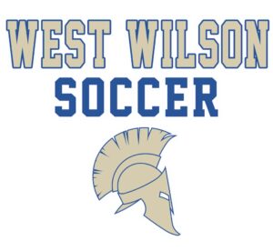 West Wilson Middle Soccer - Full Front Logo - White - Style 455 T-shirt