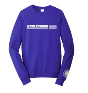 WW Swim White Lanes  - PC90 - Royal