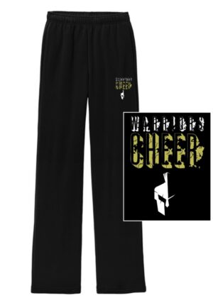 Bella + Canvas Warriors Cheer OPEN LEG Sweatpant